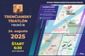 Mapa Trenčiansky triatlón 2025