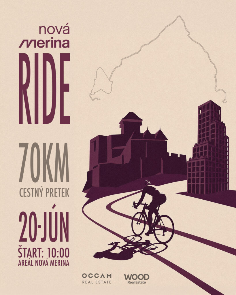 Plagát cestného preteku Merina ride 2026