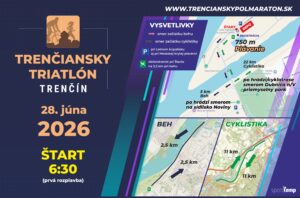 Mapa Trenčiansky triatlón 2025